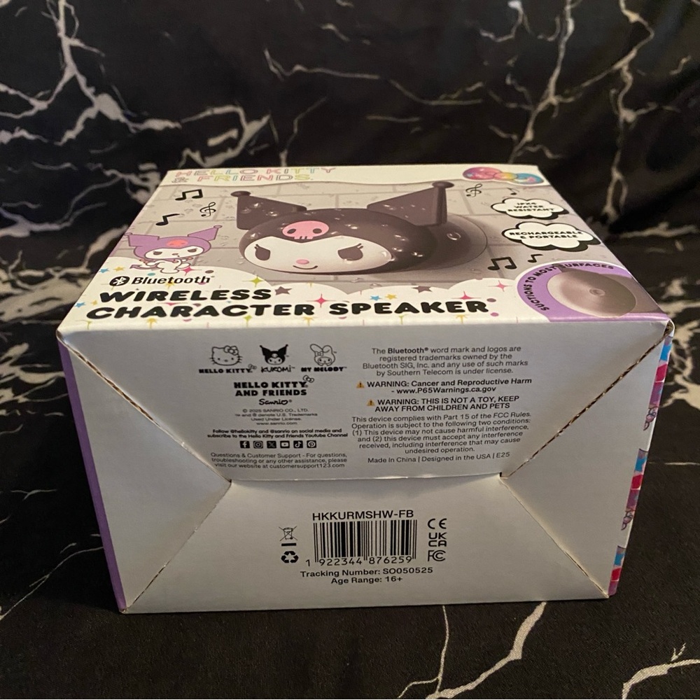 💜 Kuromi Wireless Bluetooth Water Resistant Shower Speaker - Picture 5 of 5